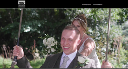 MR Media website featuring video production services and portfolio examples